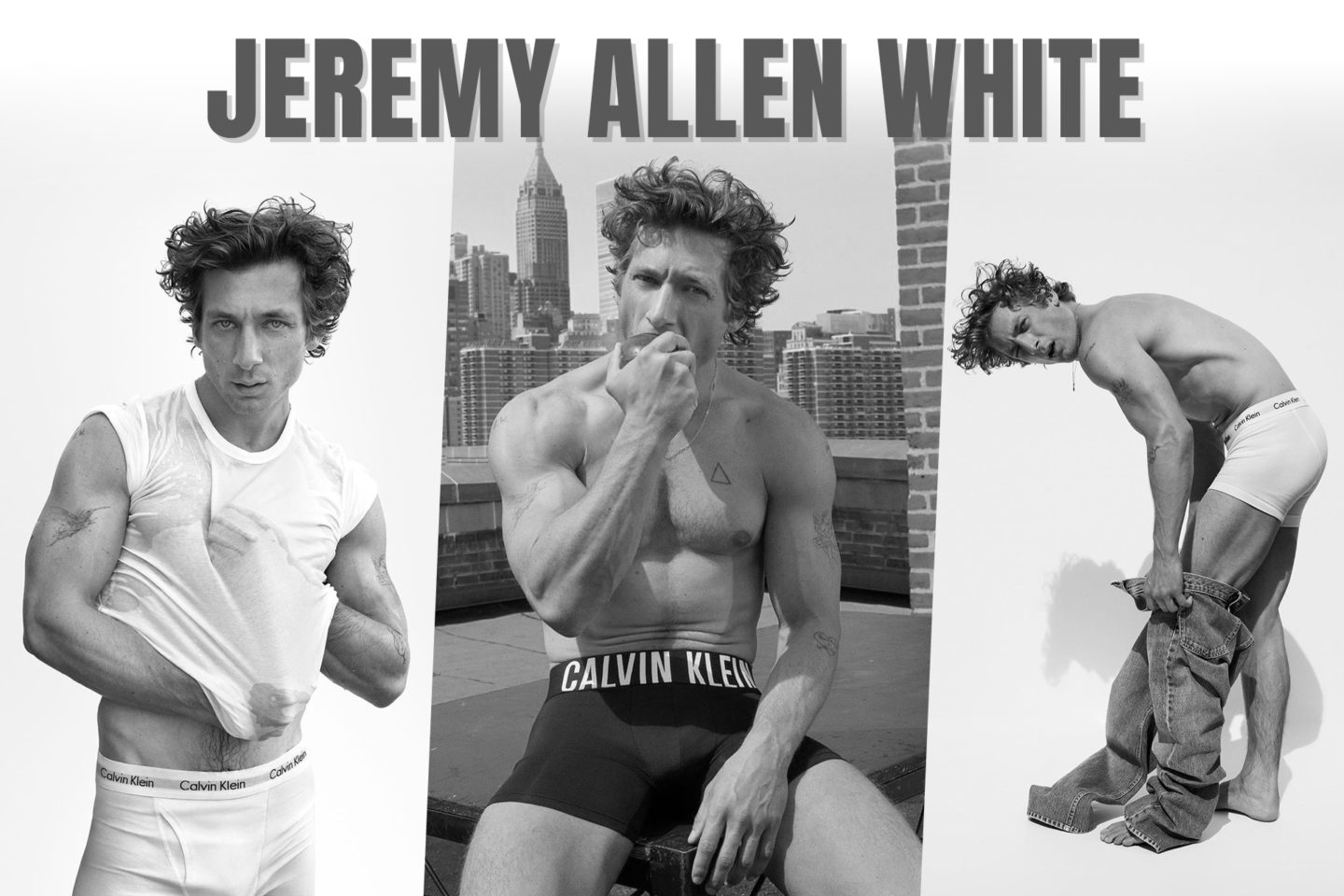 Calvin Klein Viral : Jeremy Allen White Takes the Spotlight! 